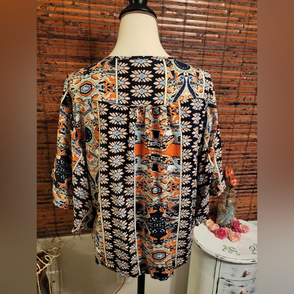 SHEIN Multicolor Paisley Kimono - Picture 4 of 5